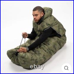NEW Poler Napsack Sleeping Bag M CAMO ZONKER 600 Down Winter WARM! Camp Vibes