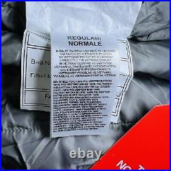 NEW Regular The North Face Wasatch 55 Sleeping Bag Right Hand Gray Orange