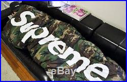 NEW Supreme x The Northface Camo Domolite Sleeping bag s/s 11 camp box logo
