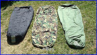 NEW USMC US Military 4 Piece Modular Sleeping Bag System With GORETEX Bivy