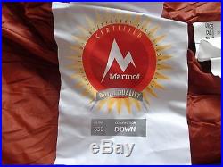 New Without Tags Marmot 650 Fill Power Down Sleeping Bag