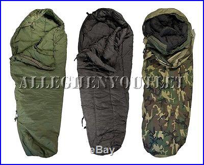 NICE 3 Part Military -40° Modular Sleeping Bag Sleep System w/ Goretex Bivy