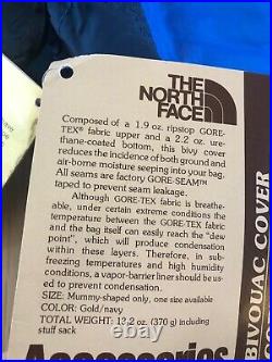 NOS The North Face Gore Tex Bivy Sac Vintage with Vapor Barrier Liner USA 84