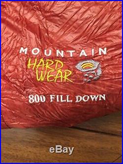 NWT Mountain HardWear Women PHANTOM 0F/-18C LONG 800 Fill Down Sleeping Bag $650