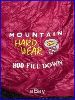 NWT Mountain HardWear Women PHANTOM 0F/-18C LONG 800 Fill Down Sleeping Bag $650