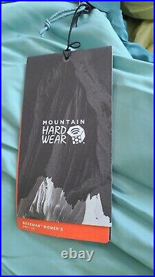 NWT Mountain Hardwear Bozeman 30 Sleeping Bag Womens Long Turquoise Blue