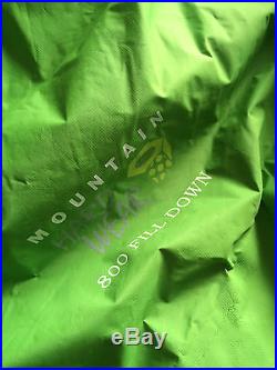 NWT Mountain Hardwear Spectre SL 800 Fill Down 20F/-7C Sleeping Bag