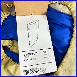 NWT North Face Eco Trail Double 2 Person 20F / -7C Sleeping Bag Regular RH Blue