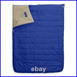 NWT The North Face Eco Trail Double 2 Person 20F / -7C Sleeping Bag LONG LH Blue