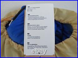 NWT The North Face Eco Trail Double 2 Person 20F / -7C Sleeping Bag LONG LH Blue