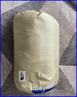 NWT The North Face Eco Trail Double 2 Person 20F / -7C Sleeping Bag LONG RH Blue
