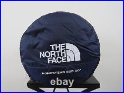 NWT The North Face Homestead Bed 20F / -7C Sleeping Bag Regular Tea Green Navy