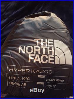 NWT The North Face Hyper Kazoo 15 Degree Ultralight Down Sleeping Bag (REG)