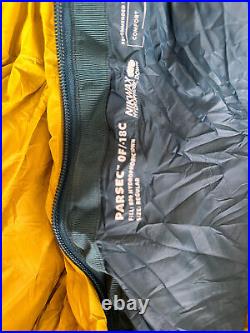 NWT Therm a Rest Parsec 0F Regular Sleeping Bag Down 800 Fill SynergLink Outdoor