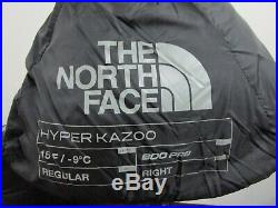 NWT Unisex Regular RH The North Face TNF Hyper Kazoo Down 15F / -9C Sleeping Bag