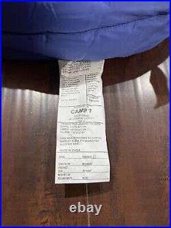 NWT Vintage CAMP 7 YOSEMITE II 20° 30x84 Blue Quilted Sleeping Sleeping Bag