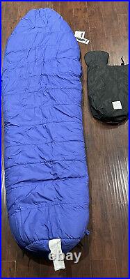 NWT Vintage CAMP 7 YOSEMITE II 20° 30x84 Blue Quilted Sleeping Sleeping Bag