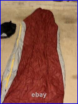 Nemo Forte 35F Stratofiber Long Red/Gray Sleeping Bag