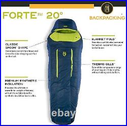 Nemo Forte Ultralight Synthetic Sleeping Bag 20 Regular Glow
