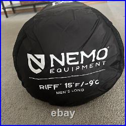 Nemo Riff Men's Down Sleeping Bag 15? / Regular New withtags