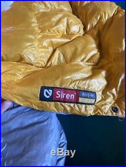 Nemo Siren 30F -1c Ultralight Quilt Sleeping Bag System Hiking Backpacking