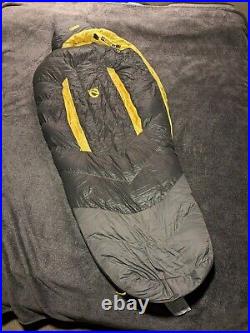 Nemo Sonic 0 Degree Down Mummy Sleeping Bag Camping Size Short New, Patched