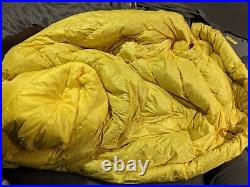 Nemo Sonic 0 Degree Down Mummy Sleeping Bag Camping Size Short New, Patched