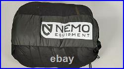 Nemo Sonic 0 Sleeping Bag Carbon/Lightning Short
