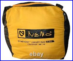 Nemo Symphony Luxury Duo 25°F Double Sleeping Bag For Car Camping & Glamping