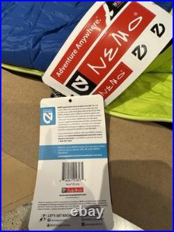 Nemo Verve 30F Synthetic Sleeping Bag Long (Jennes Blue / Keylime)