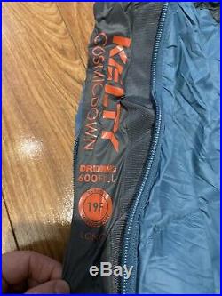 New 2019 Kelty Cosmic Down 20° F Sleeping Bag, Long RH Zip newest version