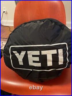 New! $280 Yeti Coolers Large Long 41°F Down Sleeping Bag 650+ Fill Charcoal Navy