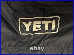 New! $280 Yeti Coolers Large Long 41°F Down Sleeping Bag 650+ Fill Charcoal Navy