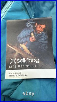 New Adult M Selk'Bag Lite recycled wearable sleeping bag in Teal Sunlight