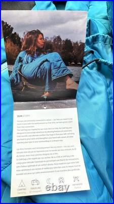 New Adult M Selk'Bag Lite recycled wearable sleeping bag in Teal Sunlight