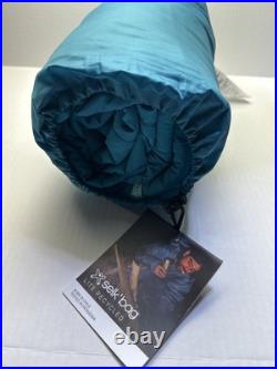 New Adult M Selk'Bag Lite recycled wearable sleeping bag in Teal Sunlight