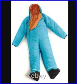 New Adult XL Selk'Bag Lite recycled wearable sleeping bag in Teal Sunlight