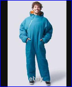New Adult XL Selk'Bag Lite recycled wearable sleeping bag in Teal Sunlight