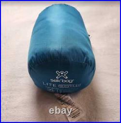 New Adult XL Selk'Bag Lite recycled wearable sleeping bag in Teal Sunlight