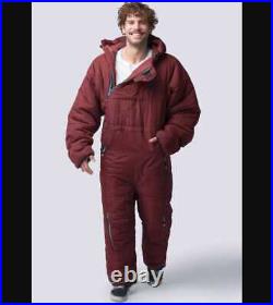 New Adult XL Selk'Bag Original recycled wearable sleeping bag in Burgundy Earth