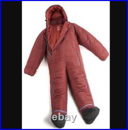 New Adult XL Selk'Bag Original recycled wearable sleeping bag in Burgundy Earth