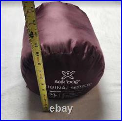 New Adult XL Selk'Bag Original recycled wearable sleeping bag in Burgundy Earth