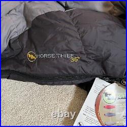 New Big Agnes Horse Thief 35F 775 Fill Goose Down Sleeping Bag, Regular Left Zip