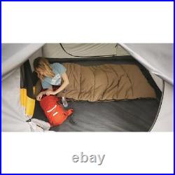 New Comfortable Duck Canvas Hunter Single Sleeping Bag, 0°F Brown
