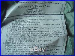 New! Green Patrol Sleeping Bag! Military MSS Modular Sleep System Army