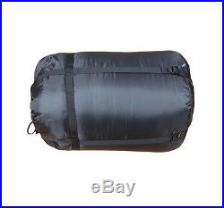 New Huge Sleeping Bag Double Auto 23F/-5C Camping Hiking 86x60 With2 Pillow 2bed