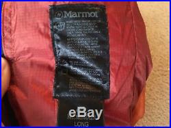 New Marmot Col Membrain -20 Degree Long Sleeping Bag Left Zip
