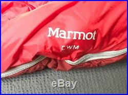 New Marmot Cwm Membrain -40f Sleeping Bag 800fill Goose Down Left Zip