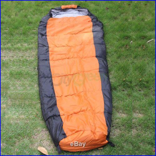 New Mummy Sleeping Bag 5F/-15C Camping Hiking With Carrying Case