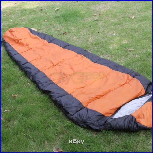 New Mummy Sleeping Bag 5F/-15C Camping Hiking With Carrying Case